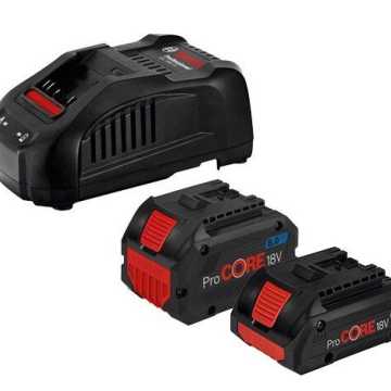 BOSCH - Σετ 2 Μπαταρίων ProCORE 18V (1x8.0Ah) και (1x4.0Ah) με Φορτιστή GAL 1880 CV 1600A01BA8 BOSCH - Σετ 2 Μπαταρίων ProCORE 18V (1x8.0Ah) και (1x4.0Ah) με Φορτιστή GAL 1880 CV 1600A01BA8