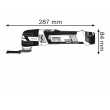 BOSCH GOP 12V-28 Πολυεργαλείο Μπαταρίας Multi-Cutter Professional σε L-Boxx (Solo)-06018B5002