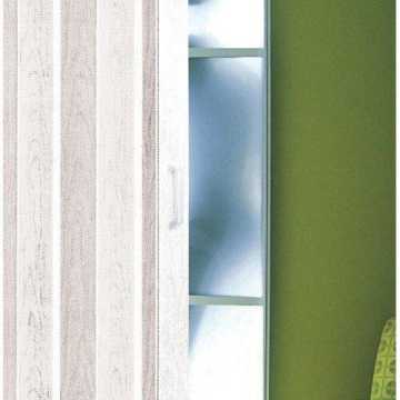 Inox Kiss Πόρτα PVC 91x220cm Χρώμα Λευκό του Πάγου DO300