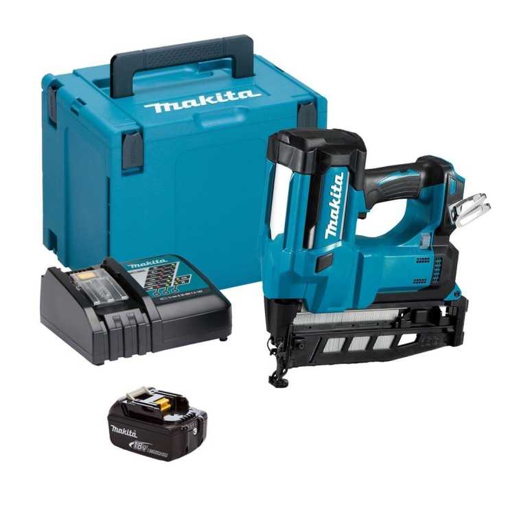 MAKITA ΚΑΡΦΩΤΙΚΟ 18V 64MM 16 GA DBN600RTJ