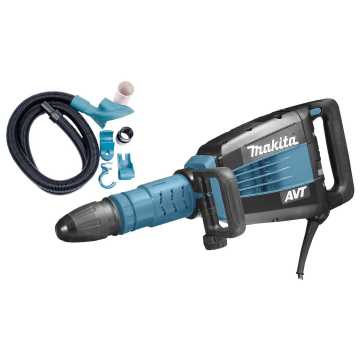 MAKITA Κατεδαφιστικό SDS-MAX 1500W με AVT και Κιτ Συλλογής Σκόνης HM1214CV  MAKITA Κατεδαφιστικό SDS-MAX 1500W με AVT και Κιτ Συλλογής Σκόνης HM1214CV