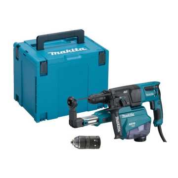 MAKITA Πνευματικό Πιστολέτο SDS-PLUS AVT με Σύστημα Συλλογής Σκόνης και Ταχυτσόκ σε Makpac HR2653TJ  MAKITA Πνευματικό Πιστολέτο SDS-PLUS AVT με Σύστημα Συλλογής Σκόνης και Ταχυτσόκ σε Makpac HR2653TJ