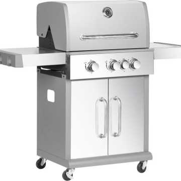 BORMANN BBQ5040 Ψησταριά Υγραερίου Inox με Μαντεμένια Σχάρα 3+1 Εστίες 033103 BORMANN BBQ5040 Ψησταριά Υγραερίου Inox με Μαντεμένια Σχάρα 3+1 Εστίες 033103