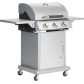 BORMANN BBQ5030 Ψησταριά Υγραερίου Inox με Μαντεμένια Σχάρα 3 Εστίες 033110