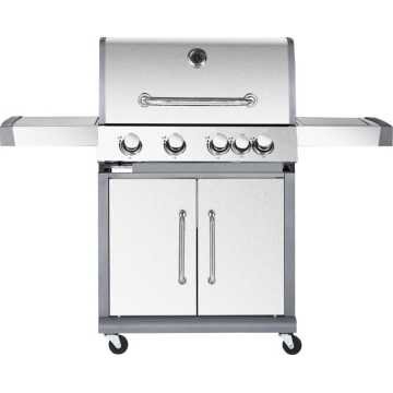 BORMANN BBQ5050 Ψησταριά Υγραερίου Inox με Μαντεμένια Σχάρα 4+1 Εστίες 033240