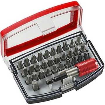 KWB Σετ μύτες με αντάπτορα 32 τεμαχίων 118490 KWB Σετ μύτες με αντάπτορα 32 τεμαχίων 118490