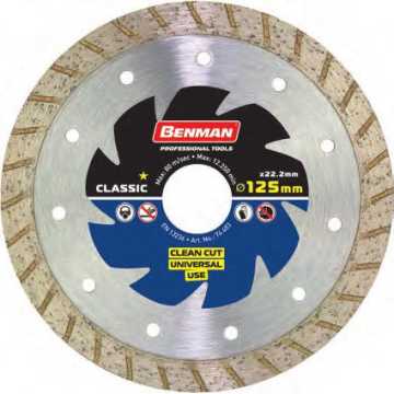 ΒΕΝΜΑΝ Classic Διαμαντόδισκος Κοπής Σκυροδέματος Πετρωμάτων Και Δομικών Υλικών 230mm 74249