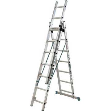 Bormann BHL5090 Τριπλή Σκάλα Αλουμινίου 3x9 029656 Bormann BHL5090 Τριπλή Σκάλα Αλουμινίου 3x9 029656