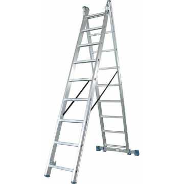 Bormann BHL5130 Διπλή Σκάλα Αλουμινίου 2x9 029694 Bormann BHL5130 Διπλή Σκάλα Αλουμινίου 2x9 029694