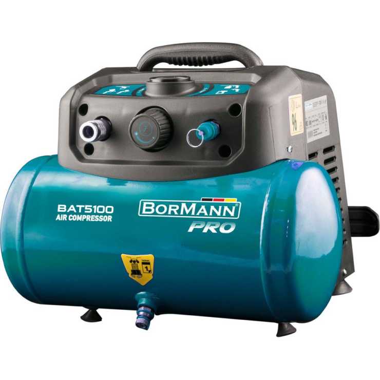 BORMANN PRO BAT5100 Αεροσυμπιεστής Oil-Less 1.5Hp-ΜΟΝΟΜΠΛΟΚ 035541