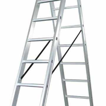 Bormann BHL5150 Διπλή Σκάλα Αλουμινίου 2x13 029717 Bormann BHL5150 Διπλή Σκάλα Αλουμινίου 2x13 029717