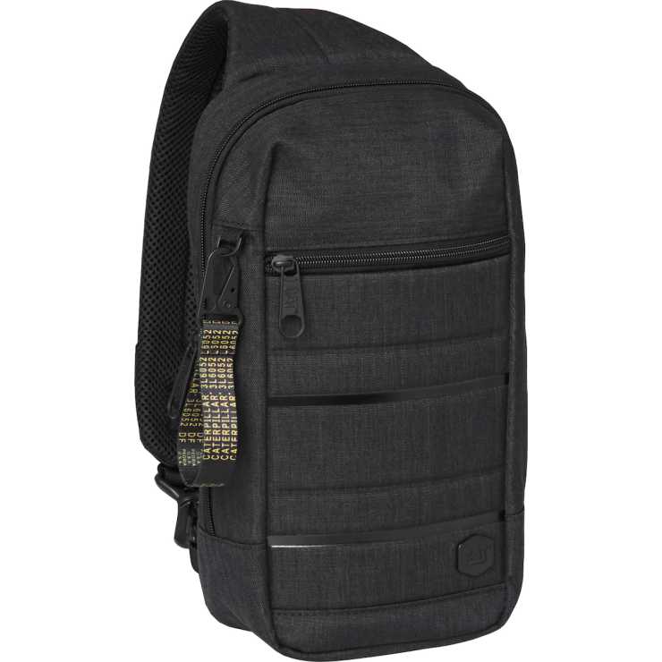 CAT Ανδρική Τσάντα Ώμου Χιαστί σε Μαύρο χρώμα 84030