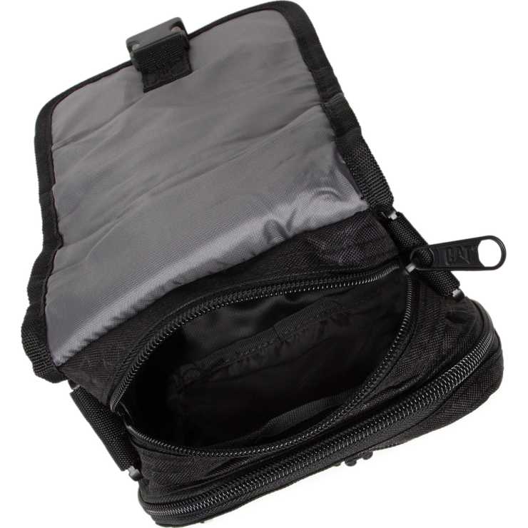 CAT Ανδρική Τσάντα Ώμου-Χιαστί σε Μαύρο χρώμα 84057