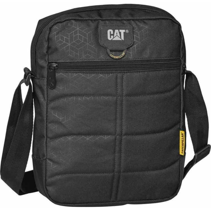 CAT Ανδρική Τσάντα Ώμου-Χιαστί σε Μαύρο χρώμα 84058