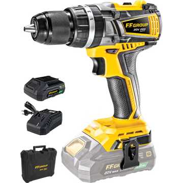 FF GROUP ΚΡΟΥΣΤΙΚΟ ΔΡΑΠΑΝΟΚΑΤΣΑΒΙΔΟ ΜΠΑΤΑΡΙΑΣ 2,0AH CHD/60-BL 20V PRO 46670