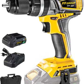 FF GROUP ΚΡΟΥΣΤΙΚΟ ΔΡΑΠΑΝΟΚΑΤΣΑΒΙΔΟ ΜΠΑΤΑΡΙΑΣ 2,0AH CHD/60-BL 20V PRO 46670