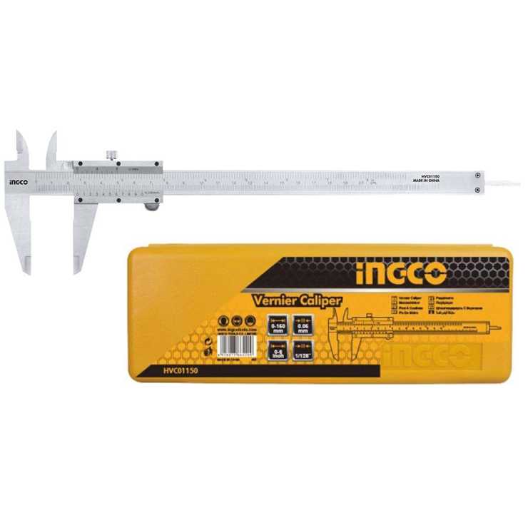 Ingco Παχύμετρο INOX 150mm HVC01150