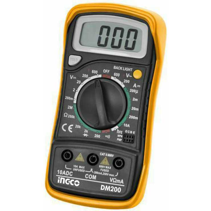 Ingco Ψηφιακό Πολύμετρο DM200