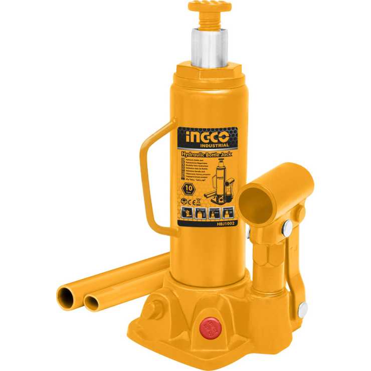 Ingco Γρύλος Μπουκάλας με Δυνατότητα Ανύψωσης έως 10ton HBJ1002