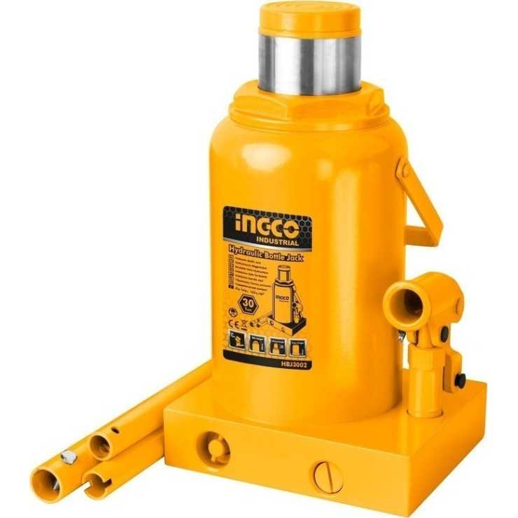 Ingco Γρύλος Μπουκάλας με Δυνατότητα Ανύψωσης έως 30ton HBJ3002