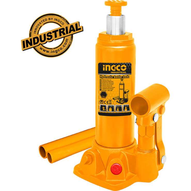 Ingco Γρύλος Μπουκάλας με Δυνατότητα Ανύψωσης έως 6ton HBJ602