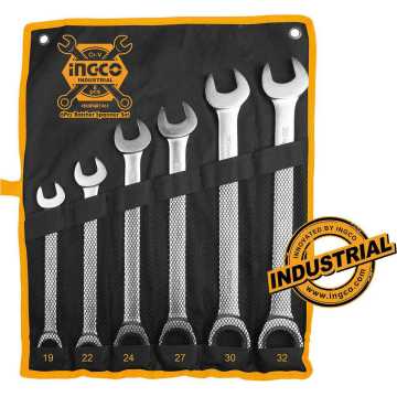 Ingco Σετ Γερμανοπολύγωνα Καστάνιας 6τμχ HKSPAR1061