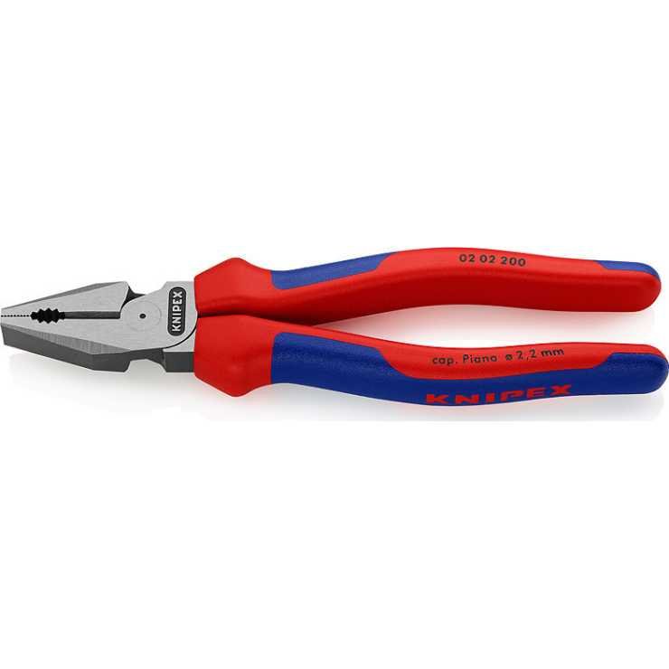 Knipex Πένσα Ίσια Ηλεκτρολόγου Μήκους 200mm 0202200