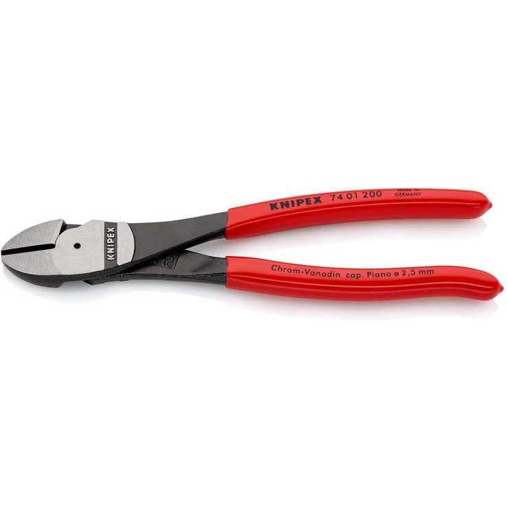 KNIPEX Πλαγιοκόφτης Ψιλή Μόνωση  200 mm 7401200