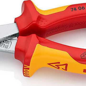 Knipex Πλαγιοκόφτης Ατσαλοσύρματος 1000V 160mm 7406160 Knipex Πλαγιοκόφτης Ατσαλοσύρματος 1000V 160mm 7406160