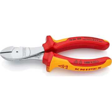 Knipex Πλαγιοκόφτης Ατσαλοσύρματος 1000V 160mm 7406160