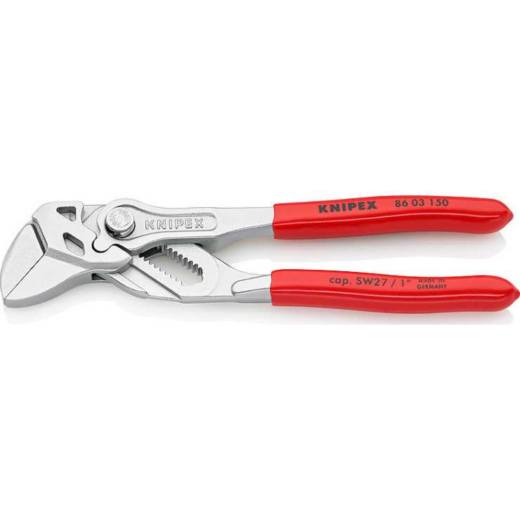 KNIPEX Μίνι Γκαζοτανάλια-Κλειδί 150mm 8603150