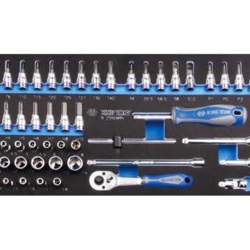 King Tony ΔΙΣΚΟΣ ΚΑΡΥΔΑΚΙΑ 1/4 + ΜΥΤΕΣ + ΚΑΣΤΑΝΙΑ + ΛΑΒΗ 50 ΤΕΜΑΧΙΑ 2550MRV