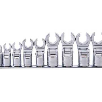 King Tony ΚΛΕΙΔΙ ΦΡΕΝΩΝ ΓΙΑ ΚΑΣΤΑΝΙΑ 3/8" ΣΠΑΣΤΟ ΣΕΤ 9Τ (8-19) ΣΕ ΡΑΓΑ 3619MR10