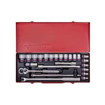 King Tony Καστάνια με Καρυδάκια 1\2" 24τμχ 4526SR King Tony Καστάνια με Καρυδάκια 1\2" 24τμχ 4526SR