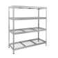 AR SHELVING ΡΑΦΙ ΜΕΤΑΛΛΙΚΟ ΜΕ 4 ΡΑΦΙΑ ΣΥΡΜΑΤΙΝΑ Π1500 X Β600 X Υ1800 400KG/ΡΑΦΙ 18015060