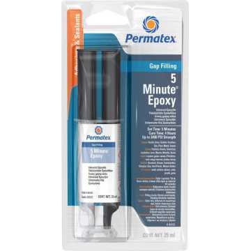 PERMATEX ΚΟΛΛΑ EPOXY ΓΕΝ.ΧΡΗΣΗΣ5MIN ΔΙΑΦΑΝΗΣ 25ML P-84101