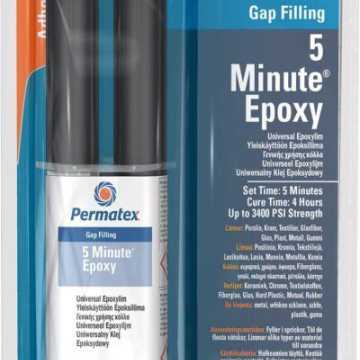 PERMATEX ΚΟΛΛΑ EPOXY ΓΕΝ.ΧΡΗΣΗΣ5MIN ΔΙΑΦΑΝΗΣ 25ML P-84101