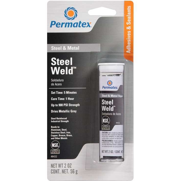 ΚΟΛΛΑ ΠΛΑΣΤΕΛΙΝΗ EPOXY STEEL WELD 56G ΣΕ BLISTER P-84332