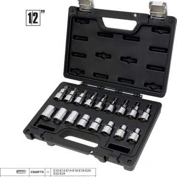 Beta Σετ Καρυδάκια 1/2 Torx 923E-FTX/C17 17τμχ Β009231017