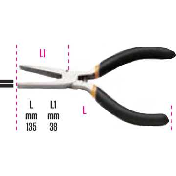 Beta 1172A Μυτοτσίμπιδο Πλατύ 135mm B011720013 Beta 1172A Μυτοτσίμπιδο Πλατύ 135mm B011720013