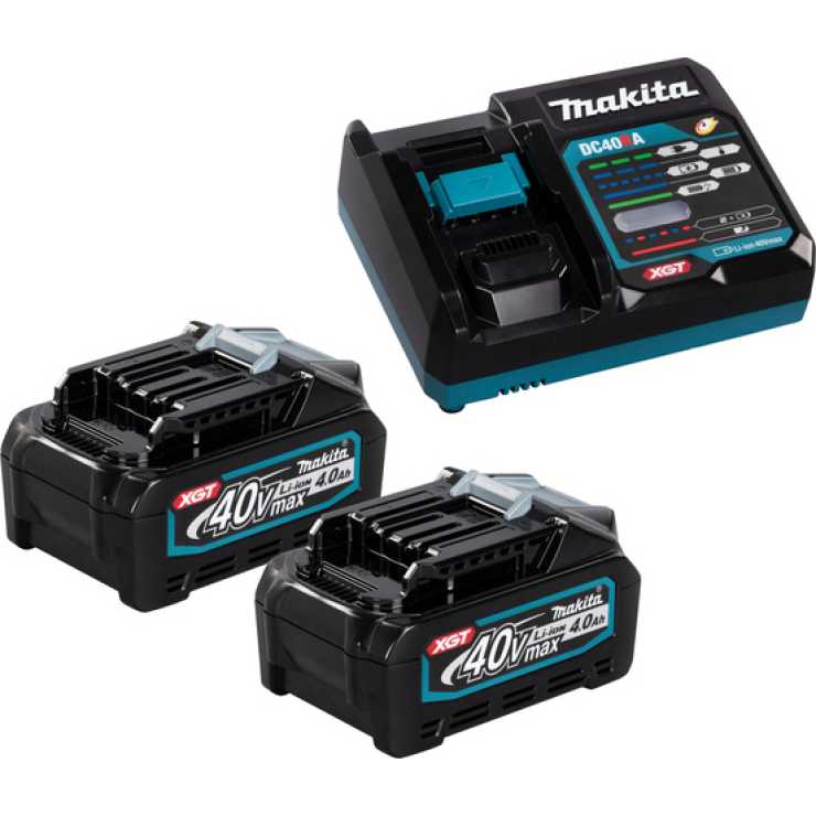 Makita Σετ 2 Μπαταρίες 40V/4.0AH και Φορτιστής 191J97-1