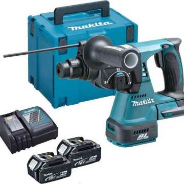 Makita Κρουστικό Σκαπτικό Μπαταρίας 18V με SDS Plus DHR242RTJ Makita Κρουστικό Σκαπτικό Μπαταρίας 18V με SDS Plus DHR242RTJ