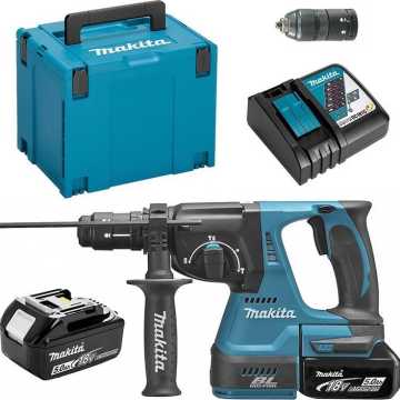 Makita Κρουστικό Σκαπτικό Μπαταρίας 18V DHR243RTJ Makita Κρουστικό Σκαπτικό Μπαταρίας 18V DHR243RTJ