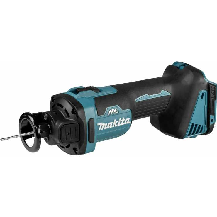 Makita Ηλεκτρικό Κοπτικό Γυψοσανίδας Cordless Hand Router 18V Solo DCO181Z