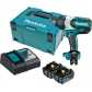 Makita Brushless Μπουλονόκλειδο 18V 2x5Ah με Υποδοχή 1/2 DTW1002RTJ 