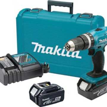 Makita Κρουστικό Δραπανοκατσάβιδο Μπαταρίας 18V 2x3Ah DHP453RFE  Makita Κρουστικό Δραπανοκατσάβιδο Μπαταρίας 18V 2x3Ah DHP453RFE
