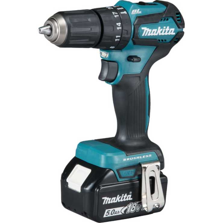 Makita Κρουστικό Δραπανοκατσάβιδο Μπαταρίας 18V 2x5Ah DHP483RTJ 