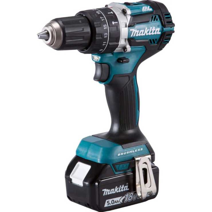 Makita Κρουστικό Δραπανοκατσάβιδο Μπαταρίας 18V 3x5Ah DHP484RT3J 