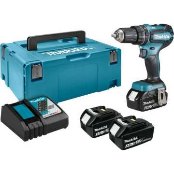 Makita Κρουστικό Δραπανοκατσάβιδο Μπαταρίας 18V 3x3Ah DHP485RF3J  Makita Κρουστικό Δραπανοκατσάβιδο Μπαταρίας 18V 3x3Ah DHP485RF3J