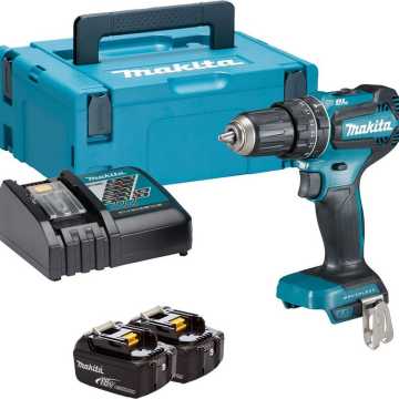 Makita Κρουστικό Δραπανοκατσάβιδο Μπαταρίας 18V 2x5Ah DHP485RTJ  Makita Κρουστικό Δραπανοκατσάβιδο Μπαταρίας 18V 2x5Ah DHP485RTJ